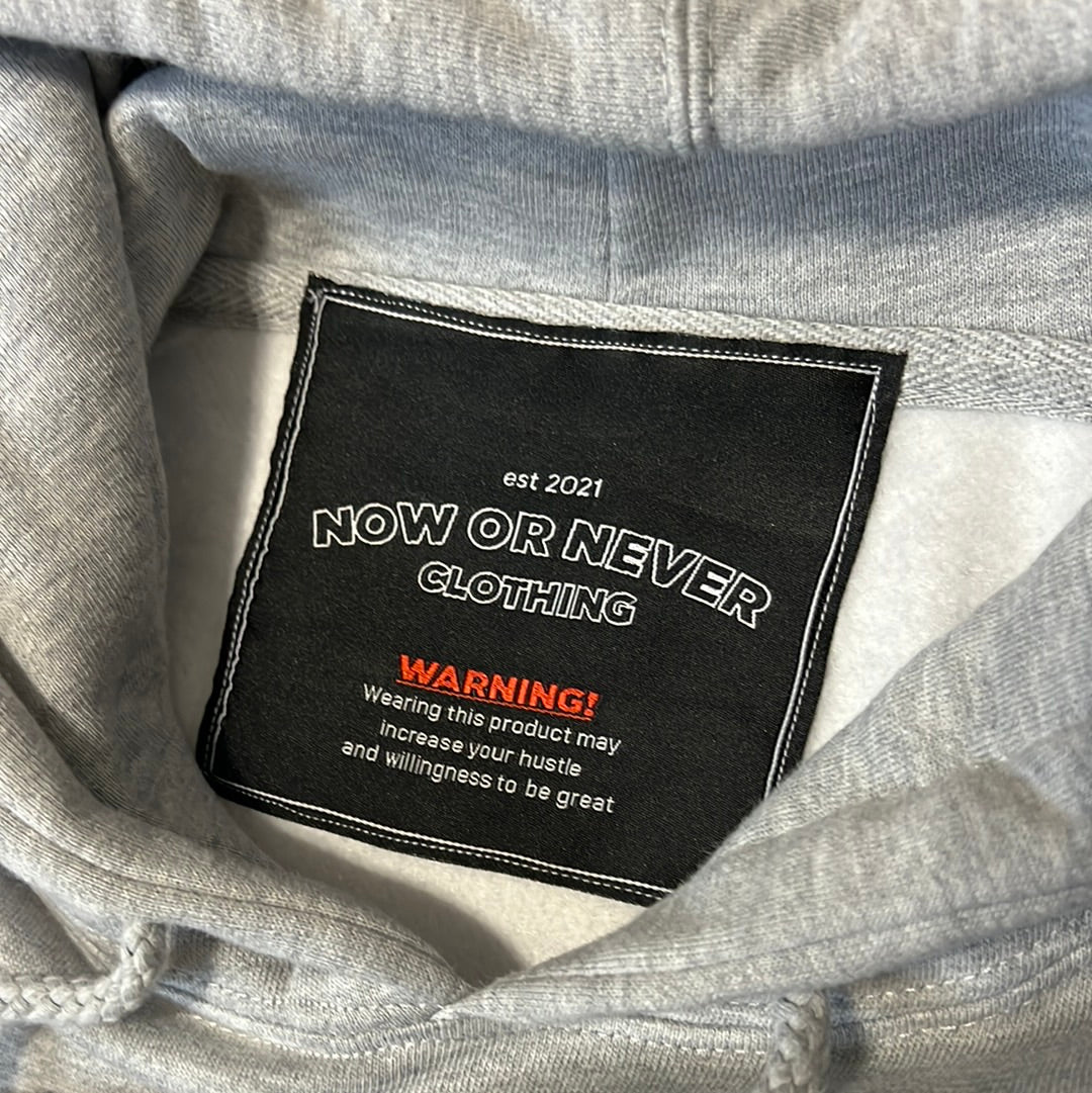 Grey SD Clock Hoodie