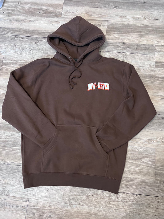 Brown SD Clock Hoodie